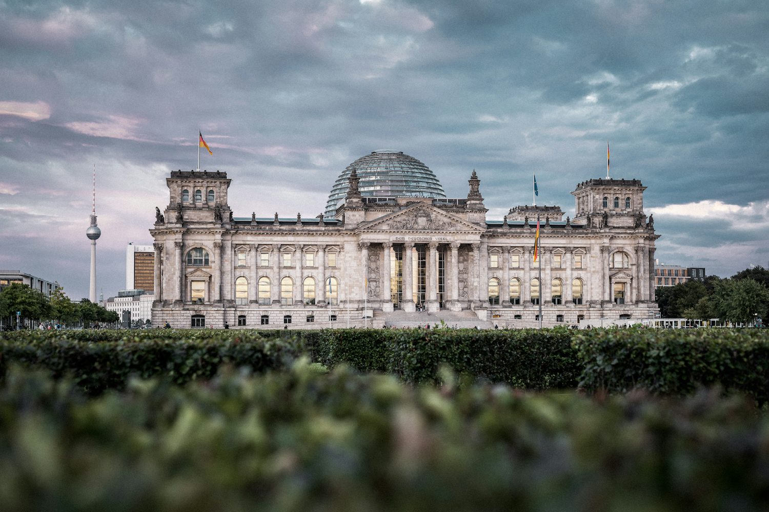 Reichstagsgebäude in Berlin, Sitz des Deutschen Bundestages